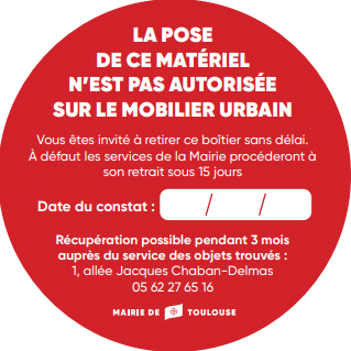 autocollant mairie toulouse