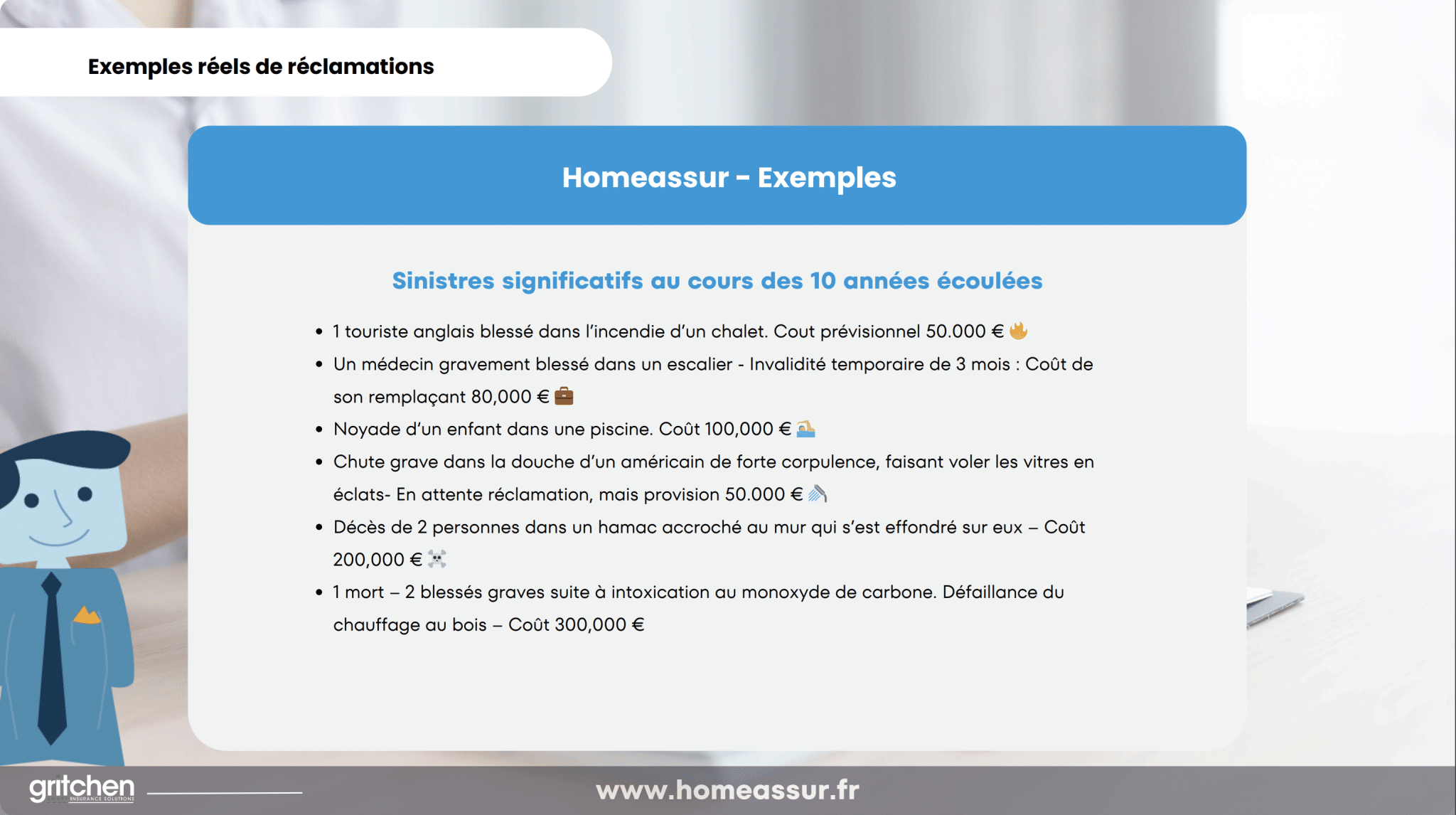 exemples de réclamation sinistres location saisonnière